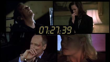 24 Hrs movie scenes A split screen image from the TV series 24 In the image it shows