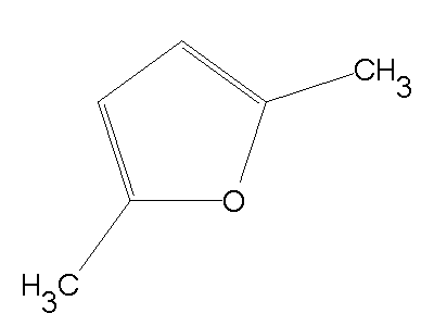 2,5-Dimethylfuran 25dimethylfuran C6H8O ChemSynthesis