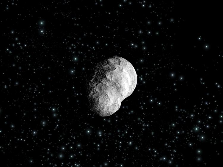 2867 Šteins Space in Images 2008 09 Artist39s impression of asteroid 2867