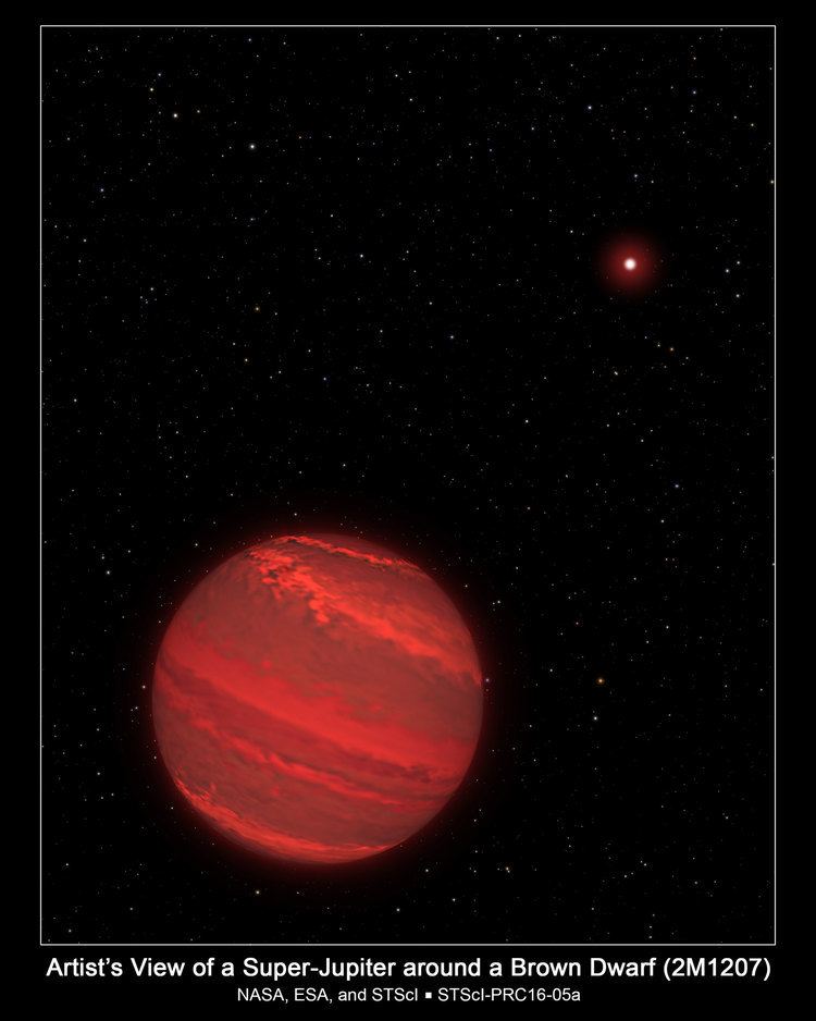2M1207b Hubble Measures Rotation of 39SuperJupiter39 Exoplanet 2M1207b