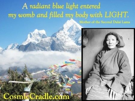 2nd Dalai Lama Seed of Blue Light and Birth of the Second Dalai Lama Cosmic Cradle