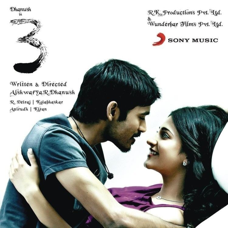 3 tamil movie dhanush and shruti hassan