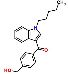 3-(4-Hydroxymethylbenzoyl)-1-pentylindole