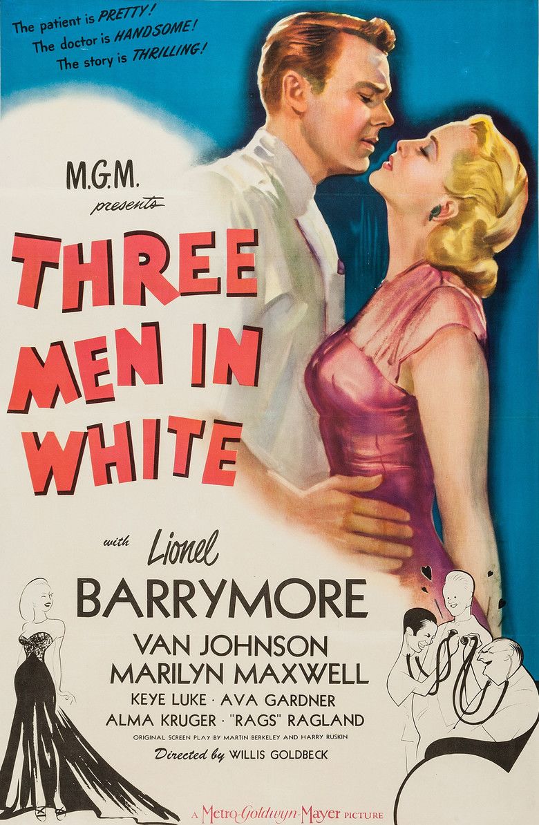 3 Men in White movie poster