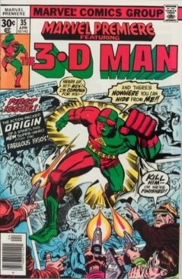3-D Man Origin and First Appearance of 711 and 3D Man Comics