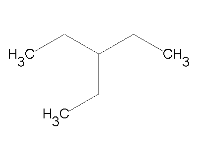 3-Ethylpentane 3ethylpentane C7H16 ChemSynthesis