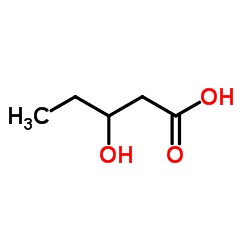 3-Hydroxypentanoic acid 3Hydroxyvaleric acid C5H10O3 ChemSpider