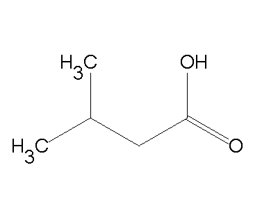 3-Methylbutanoic acid 3methylbutanoic acid C5H10O2 ChemSynthesis