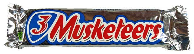 3 Musketeers (chocolate bar) JustFactsnet Today the 3 Musketeers Chocolate Bar is a huge