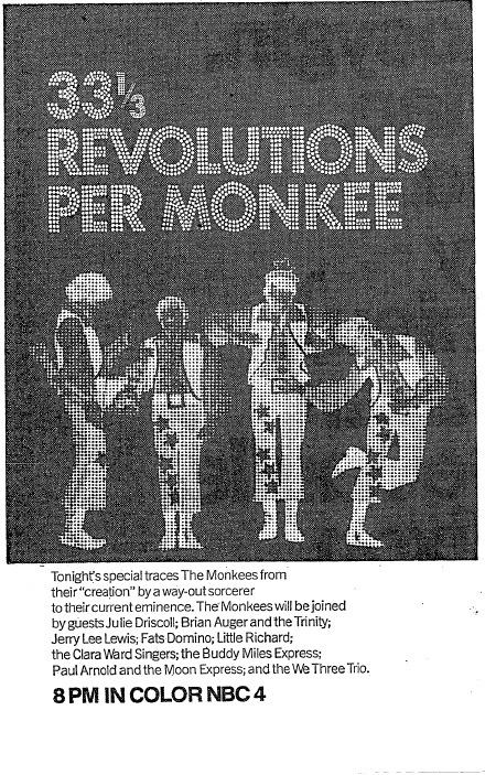 33⅓ Revolutions per Monkee 33 13 Revolutions Per Monkee