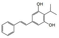 3,5-Dihydroxy-4-isopropyl-trans-stilbene httpsuploadwikimediaorgwikipediacommonsthu