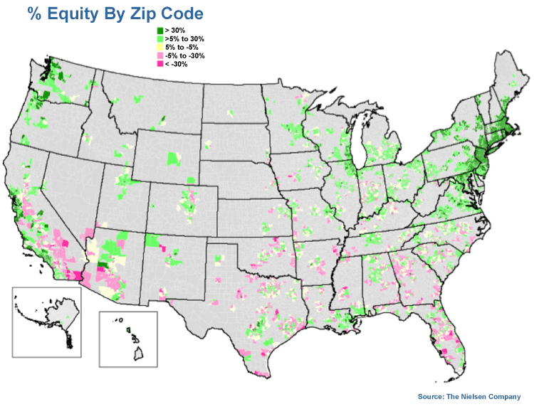 37th parallel north | Percentage Equity by Zip Code