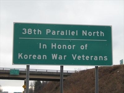 38th parallel north 38th Parallel North Oak Hill WV Great Lines of Earth on