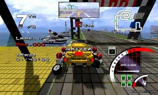 3D Pixel Racing 3D Pixel Racing WiiWare Screenshots