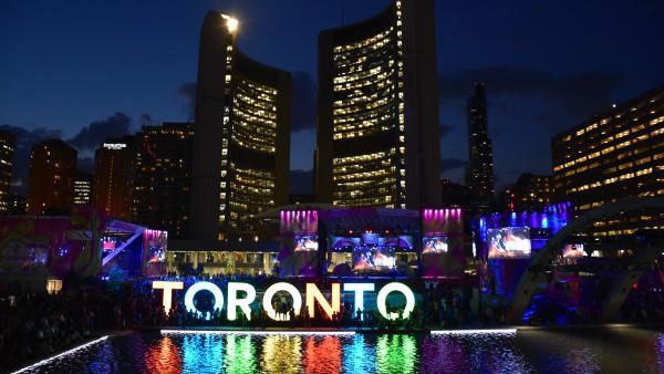 3D Toronto sign Colourful 3D Toronto sign to remain near City Hall for now