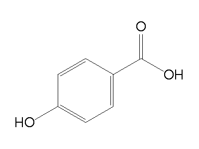 4-Hydroxybenzoic acid wwwchemsynthesiscommolimg1big1010635gif