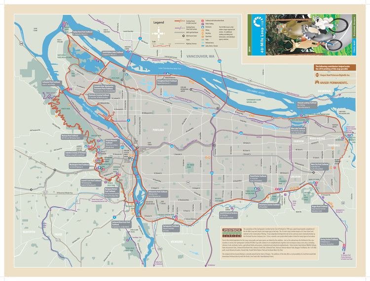 40-Mile Loop Main Map 40Mile Loop Land Trust