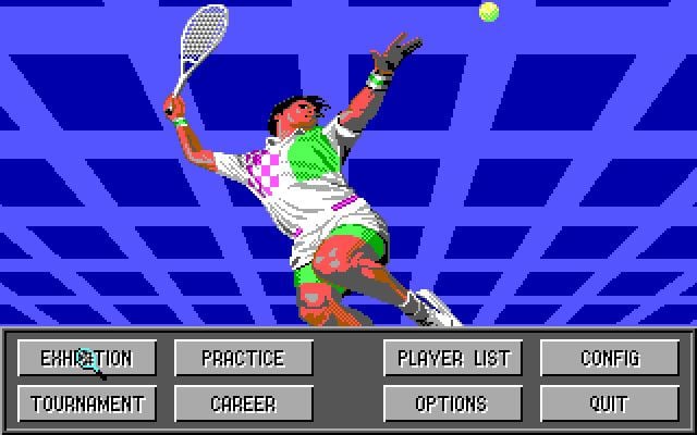 4D Sports Tennis Download 4D Sports Tennis sports retro game Abandonware DOS