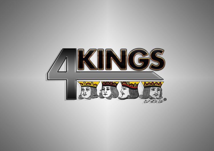 4Kings 4kings Logo Tipo desenvolvido Eating Idea Photoshop Renato