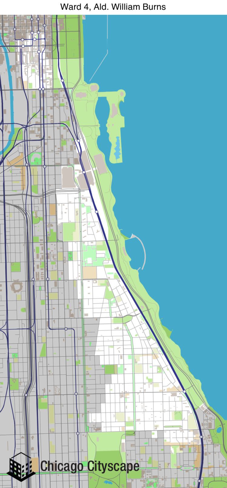 4th Ward, Chicago wwwchicagocityscapecommoatpbwards2015ward4png