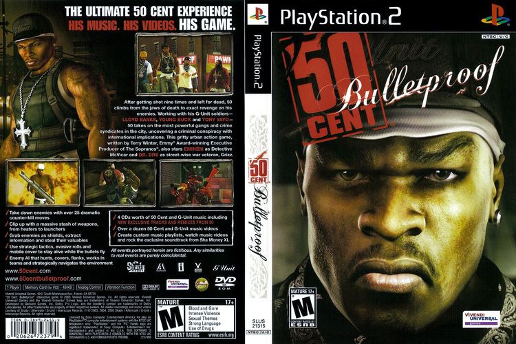 50 Cent: Bulletproof wwwtheisozonecomimagescoverps27jpg