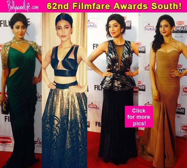 62nd Filmfare Awards South 62nd Filmfare Awards South Shruti Haasan Shriya Saran Tamannaah