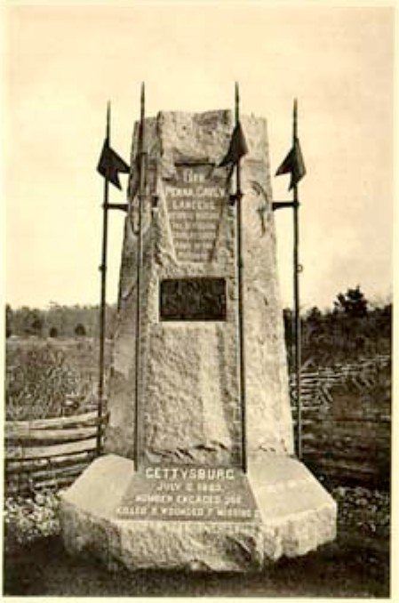 6th Pennsylvania Cavalry File6th Pennsylvania Cavalry Monument Gettysburg Battlefield 1888