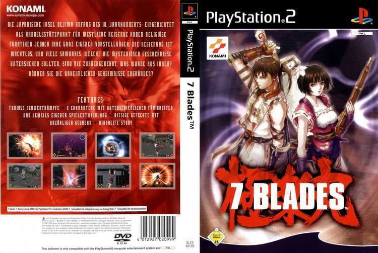 7 Blades COVERSBOXSK 7 blades high quality DVD Blueray Movie