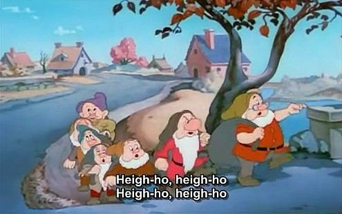 7 Wise Dwarfs Seven Wise Dwarfs Les nains rentrent du travail Les Studios Walt