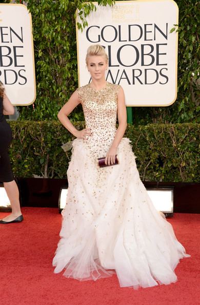 70th Golden Globe Awards Julianne Hough Glitters in Gold at the 2013 Golden Globes Pictures