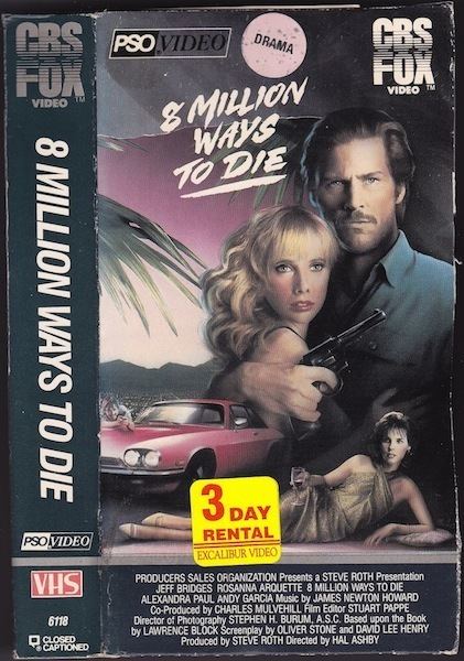 8 Million Ways to Die COLLECTING VHS 8 Million Ways To Die 1986 CHUDcom