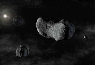 87 Sylvia 8102005 First triple asteroid system found