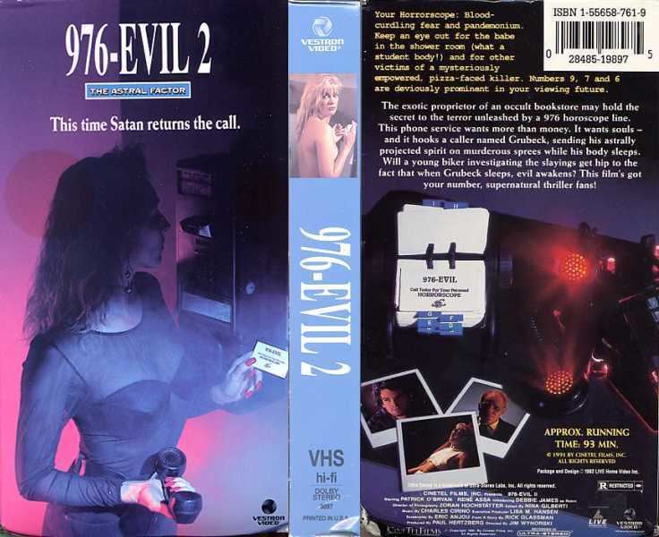 976-Evil II 976EVIL II 1991