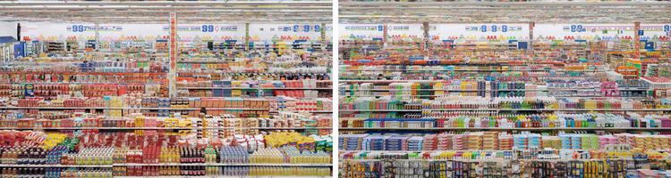 99 Cent II Diptychon Andreas Gursky works 99 Cent II Diptych