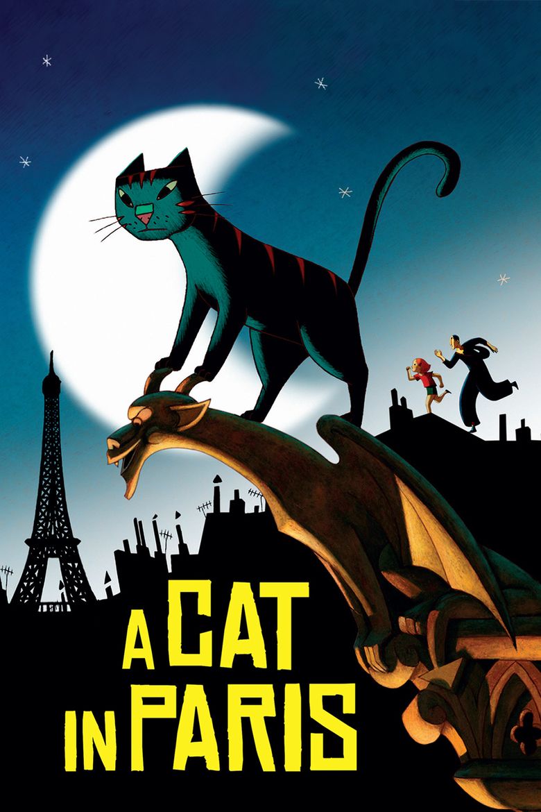 A Cat in Paris movie poster