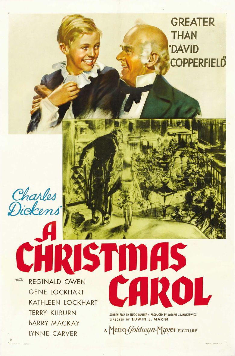A Christmas Carol (1938 film) movie poster