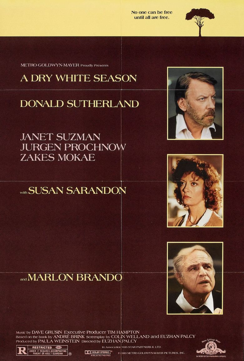 A Dry White Season movie poster