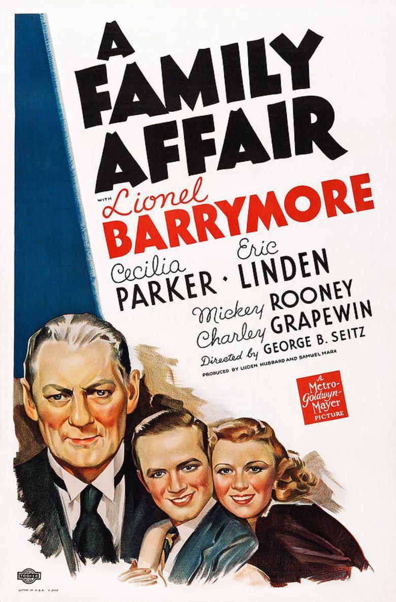 A Family Affair (1937 film) movie poster