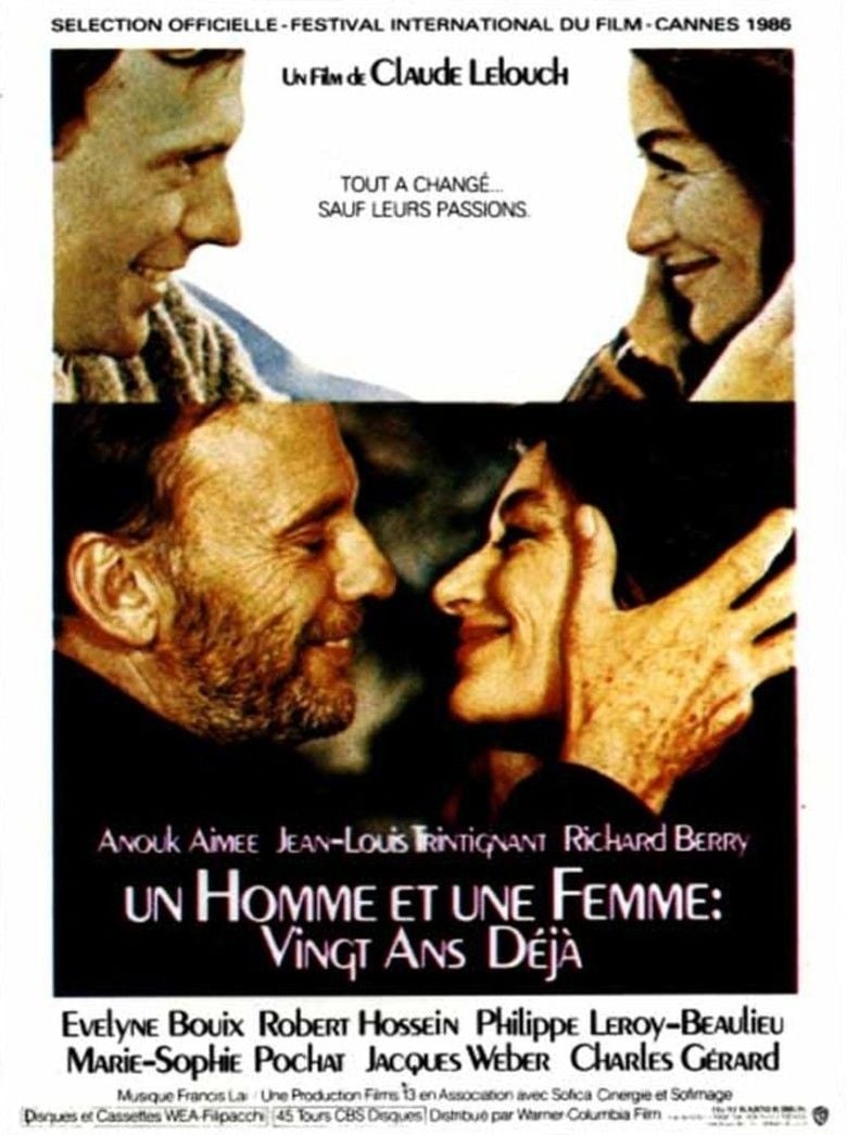 A Man and a Woman: 20 Years Later movie poster