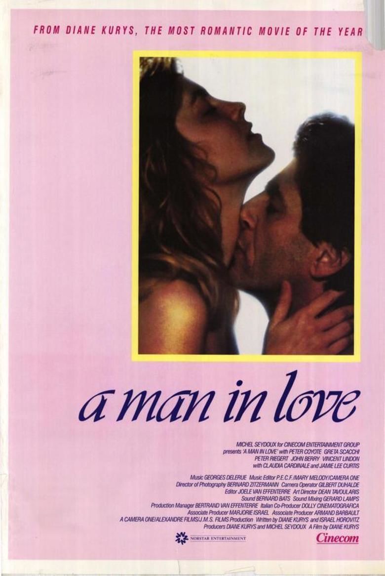 A Man in Love (1987 film) movie poster