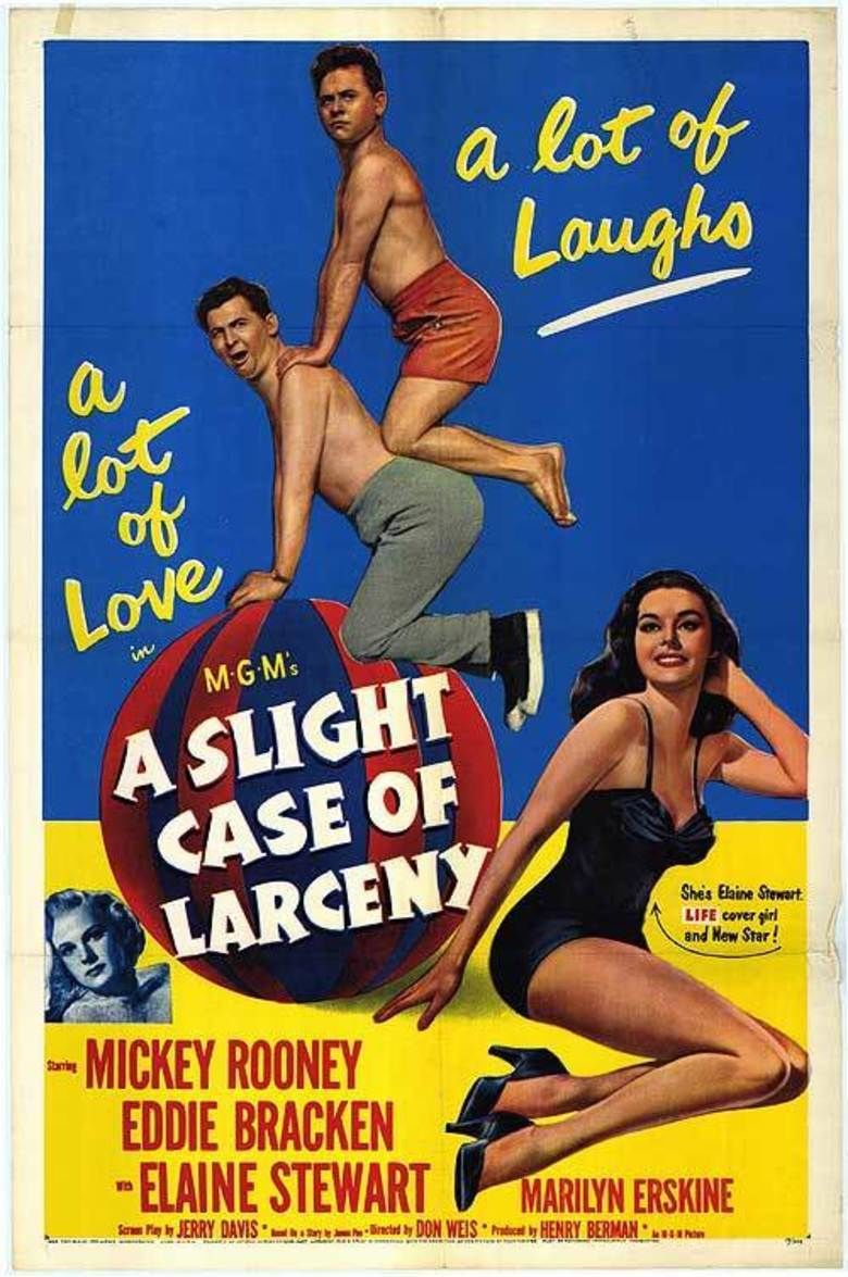 A Slight Case of Larceny movie poster