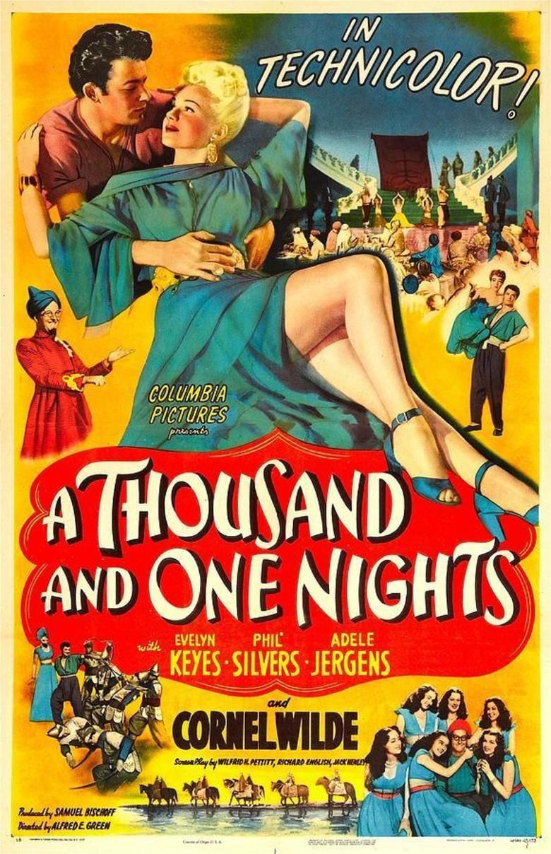 A Thousand and One Nights (1945 film) movie poster