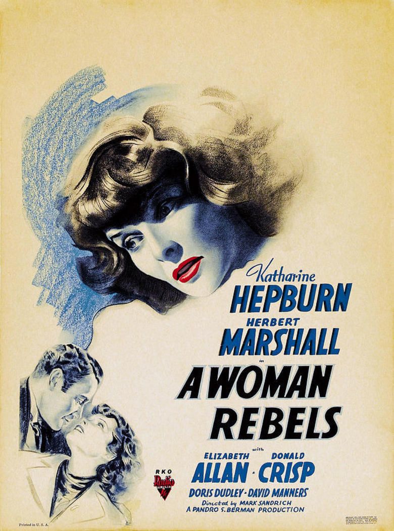 A Woman Rebels movie poster
