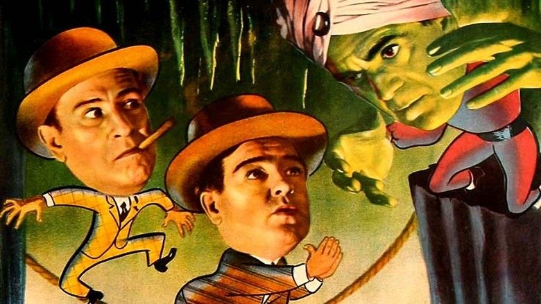 Abbott and Costello Meet the Killer, Boris Karloff movie scenes