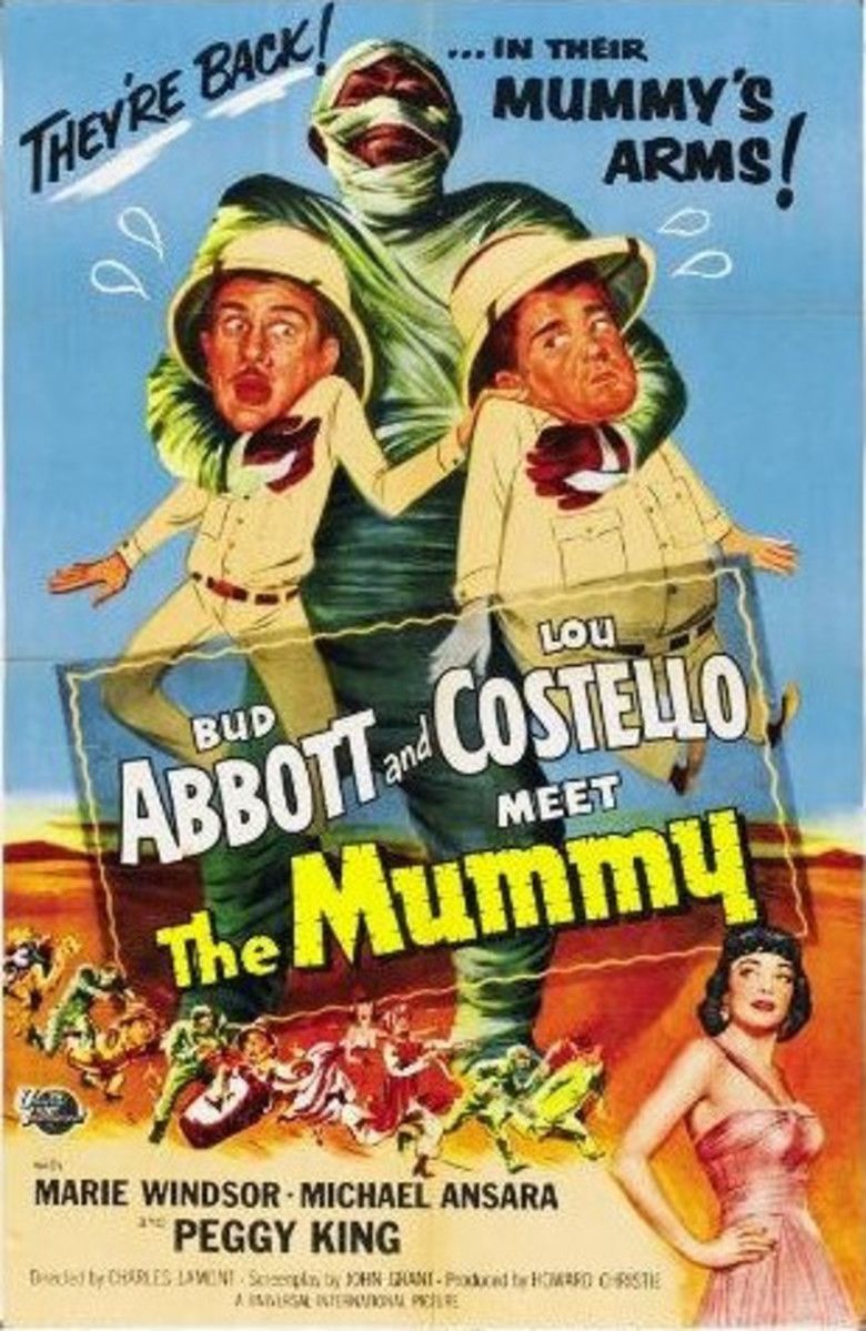 Abbott and Costello Meet the Mummy movie poster
