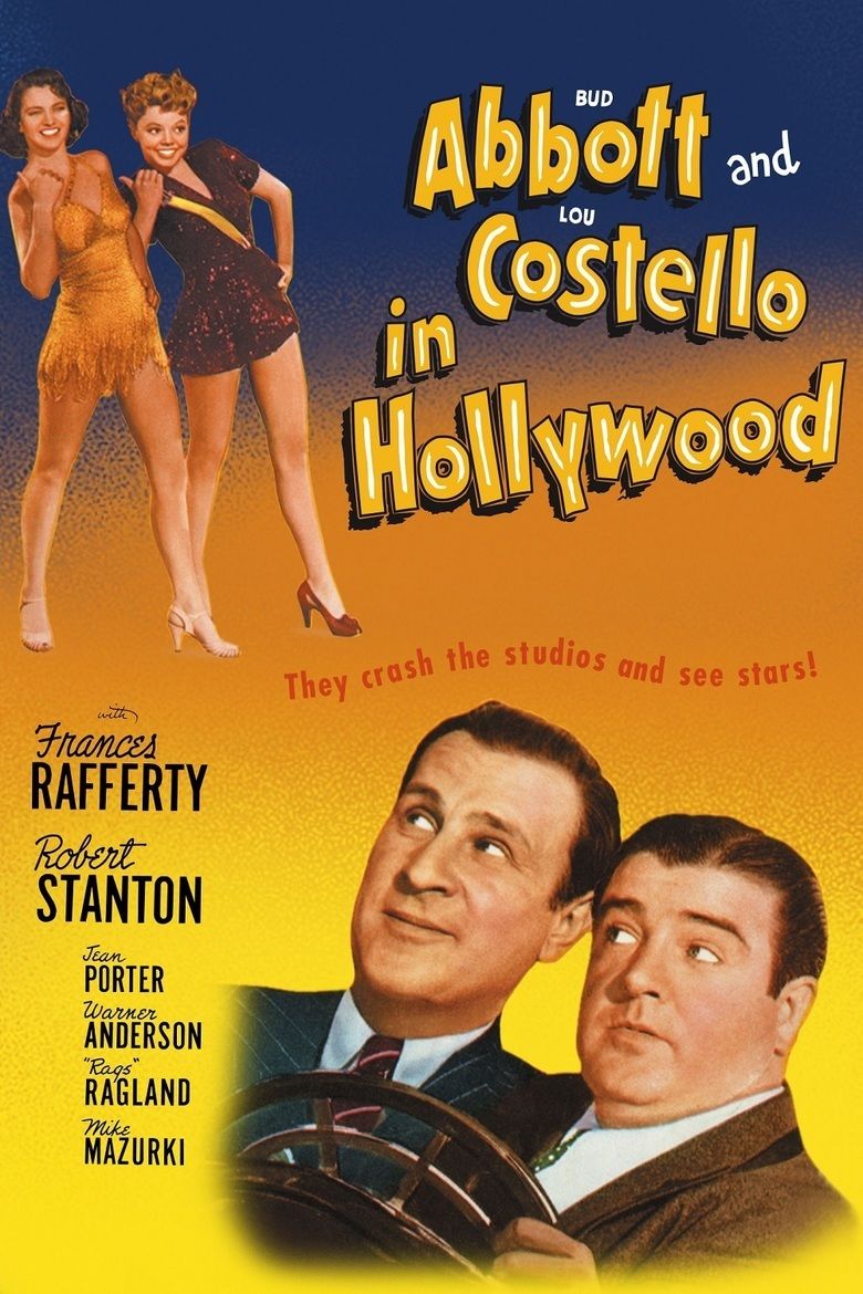 Abbott and Costello in Hollywood movie poster
