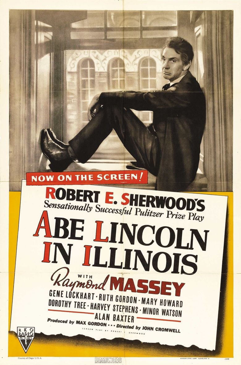 Abe Lincoln in Illinois (film) movie poster