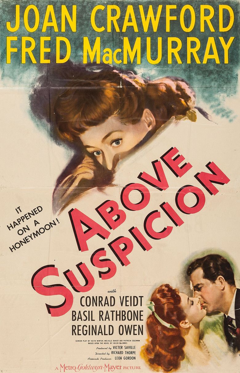 Above Suspicion (1943 film) movie poster