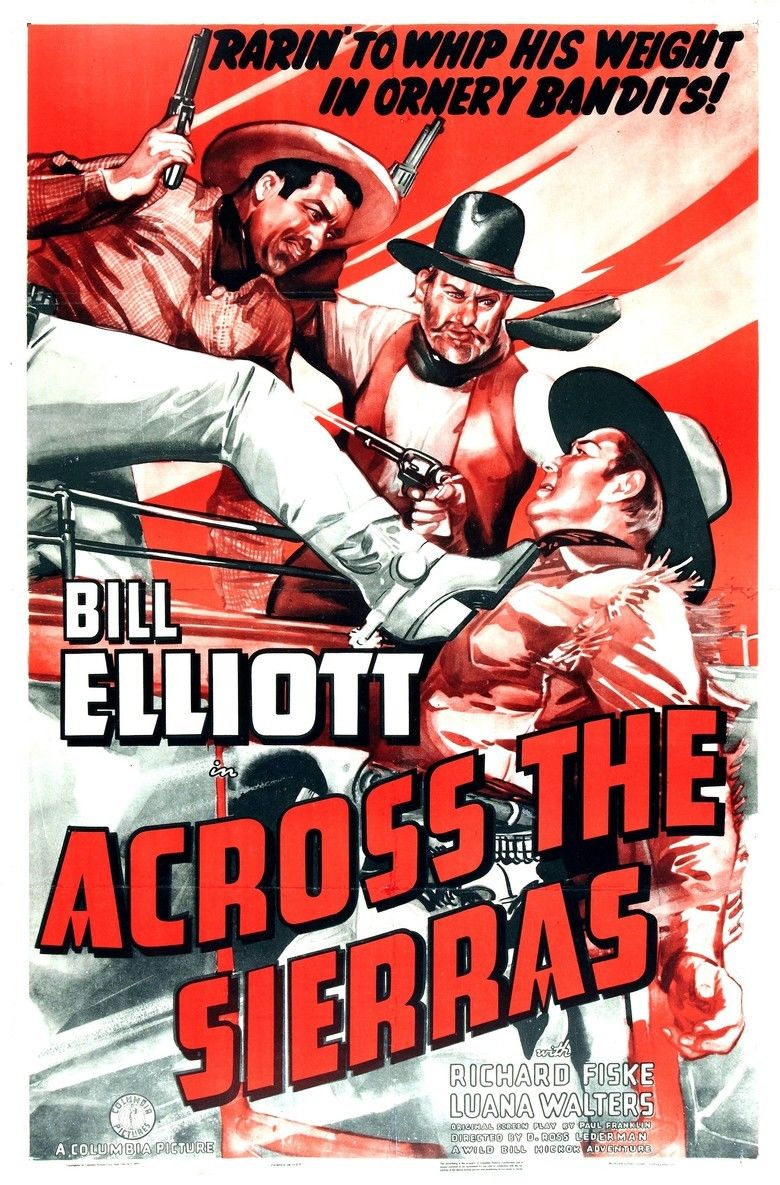 Across the Sierras movie poster