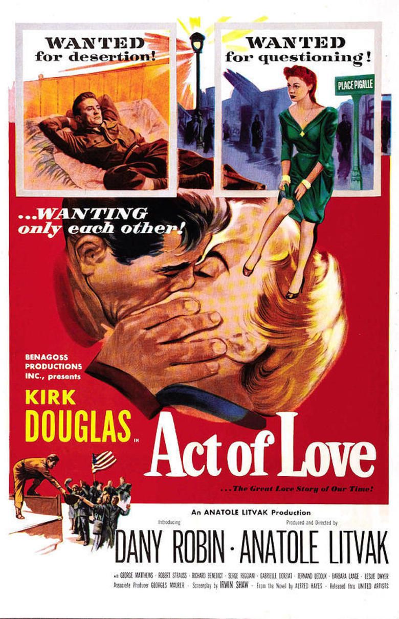 Act of Love (1953 film) movie poster